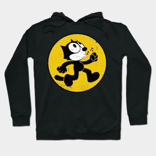 Felix The Cat Walking Whistle Hoodie